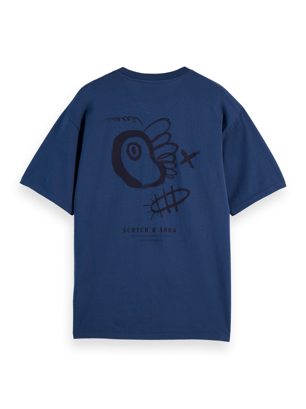 Regular-Fit Printed Artwork T-Shirt