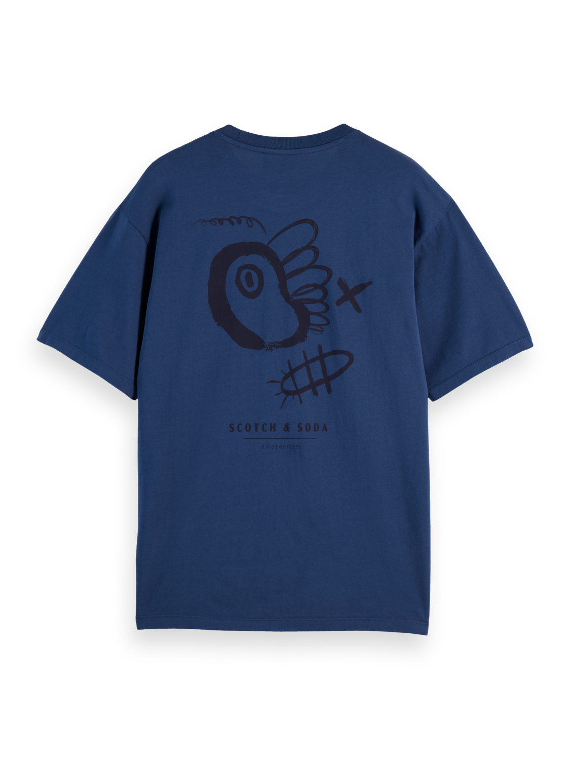 Regular-Fit Printed Artwork T-Shirt