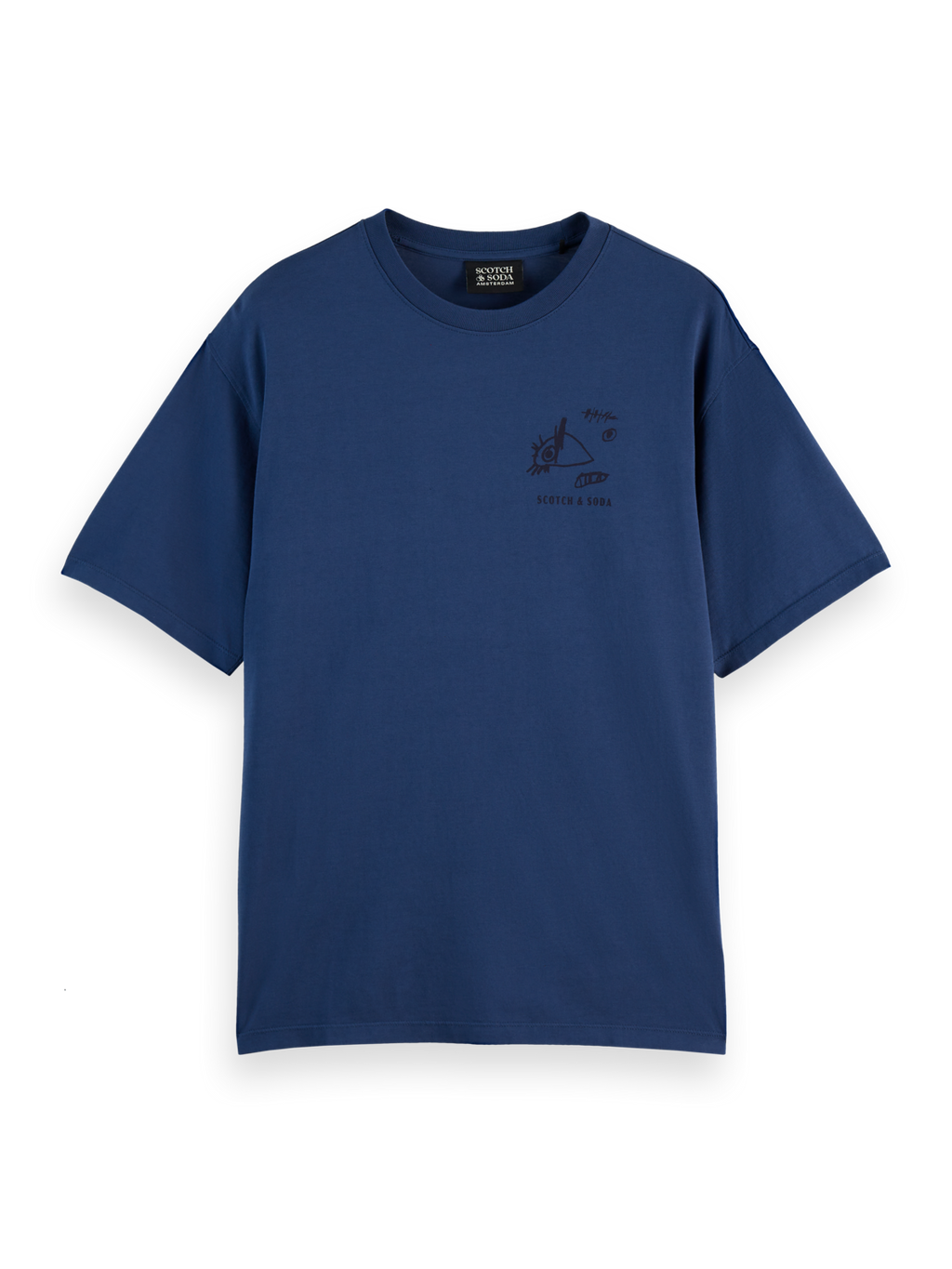 Regular-Fit Printed Artwork T-Shirt