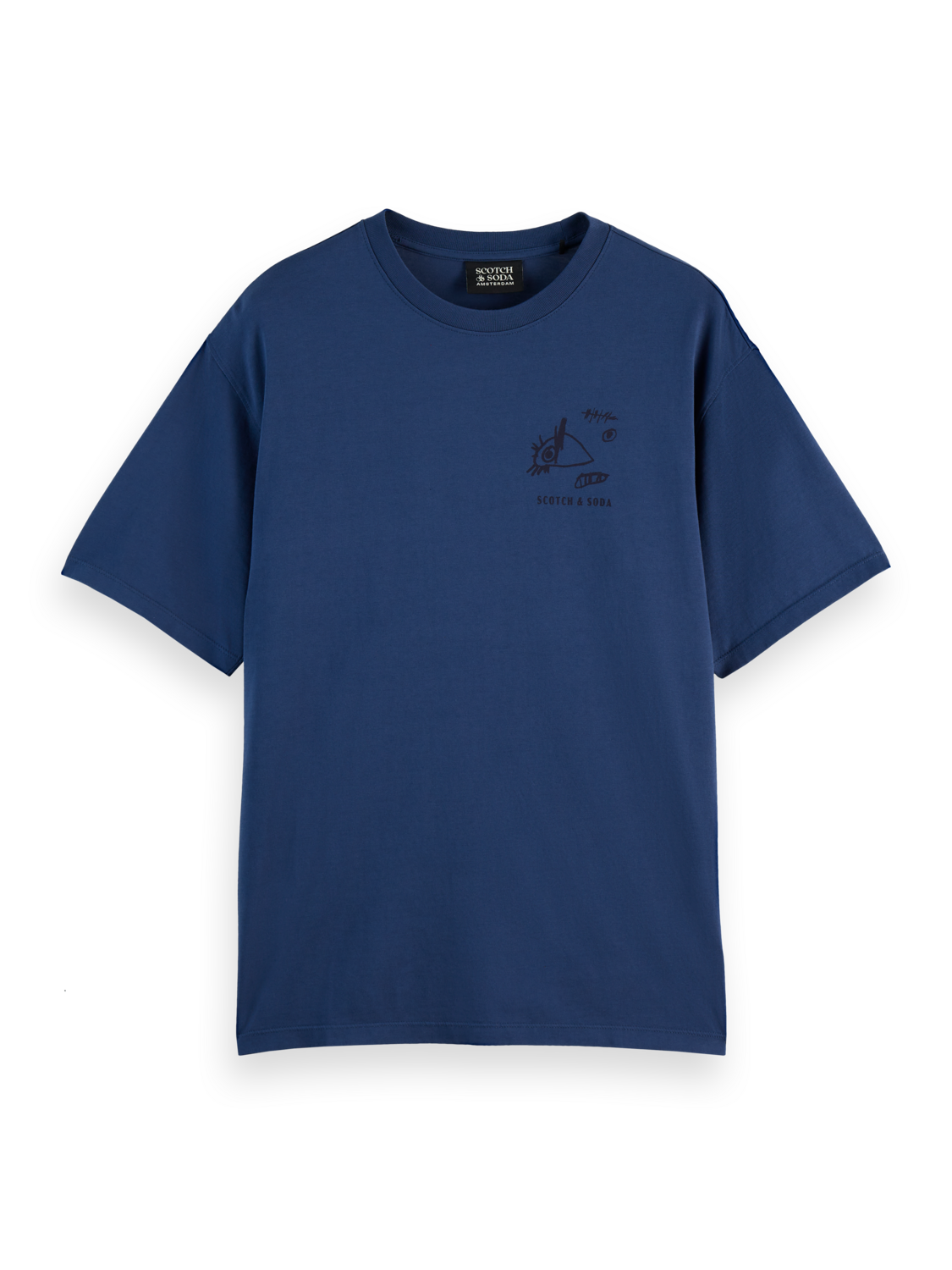 Regular-Fit Printed Artwork T-Shirt