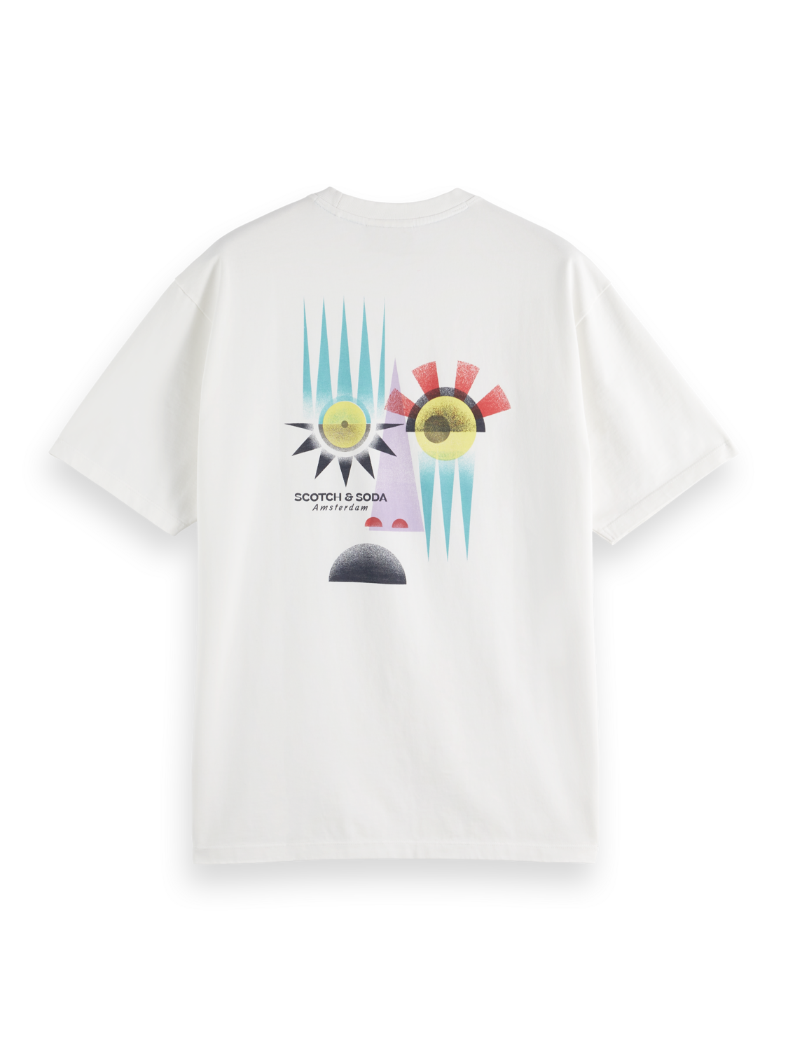 Relaxed-Fit Printed Artwork T-Shirt