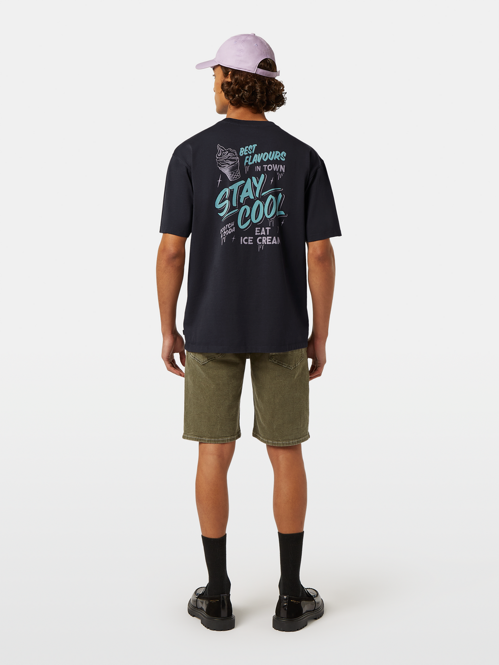 Relaxed-Fit Printed Artwork T-Shirt