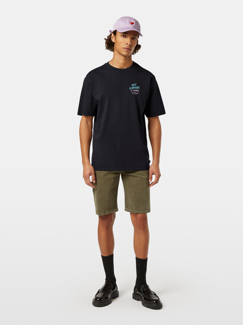 Relaxed-Fit Printed Artwork T-Shirt