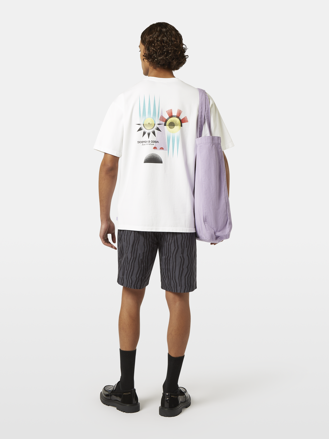 Relaxed-Fit Printed Artwork T-Shirt
