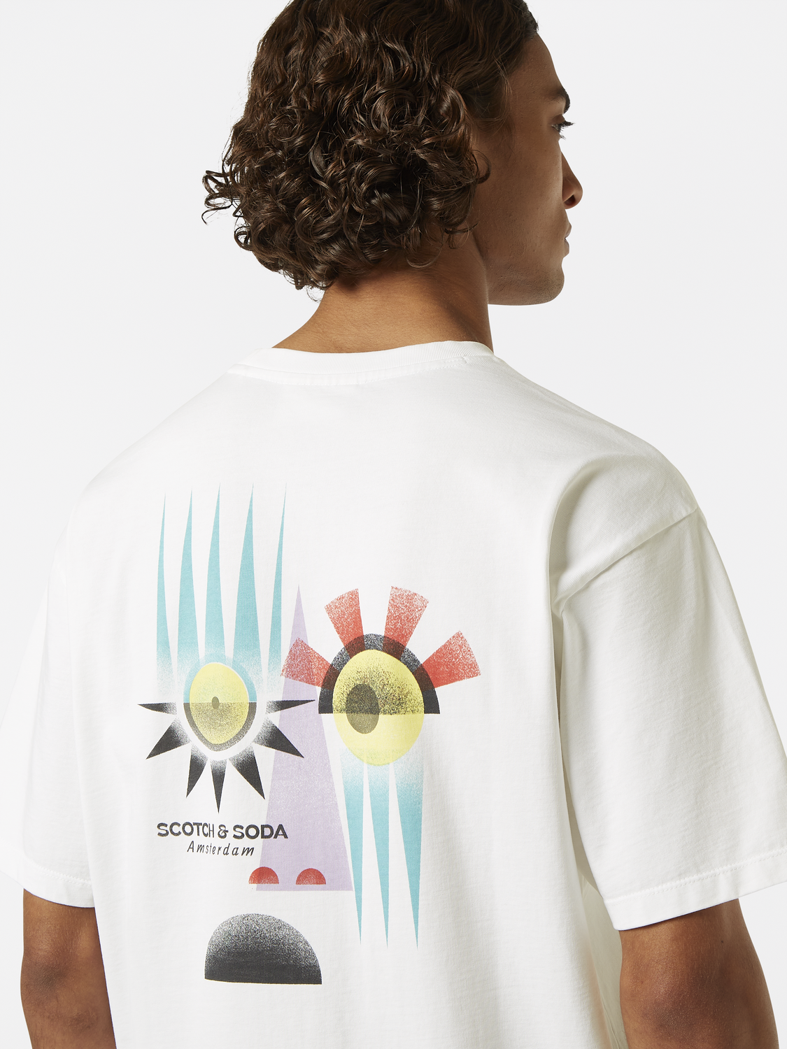 Relaxed-Fit Printed Artwork T-Shirt