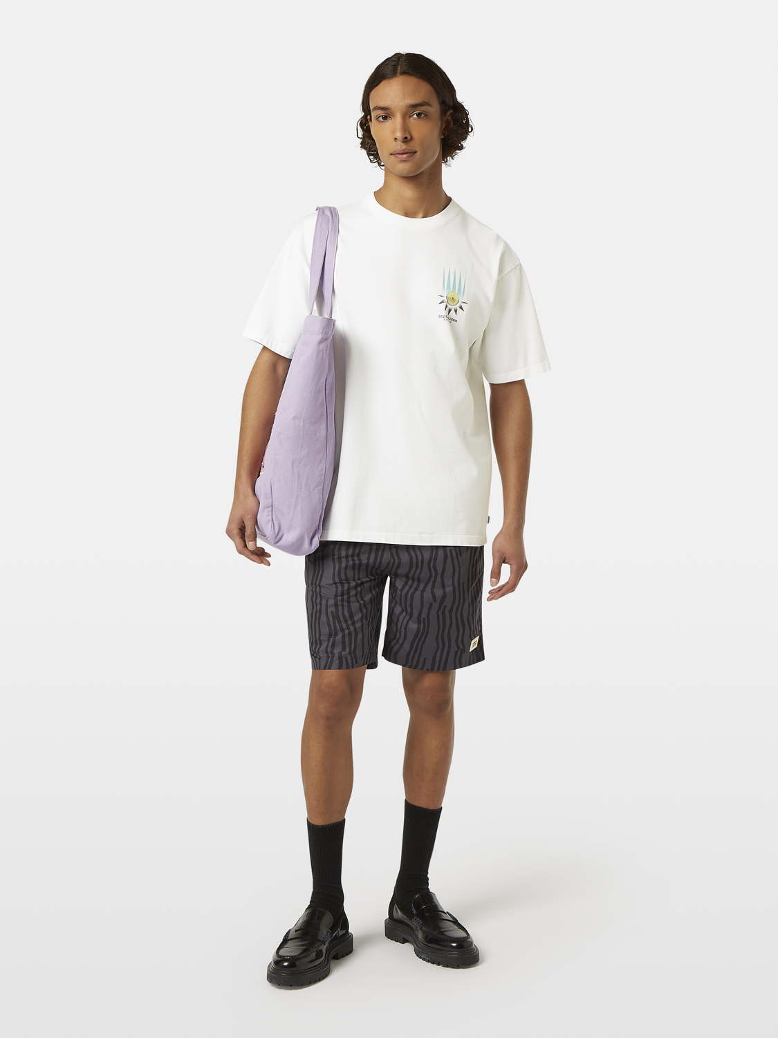 Relaxed-Fit Printed Artwork T-Shirt