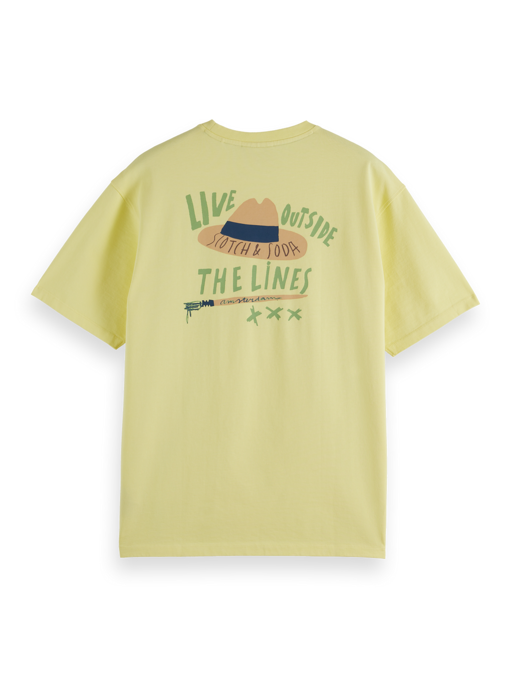 Relaxed-Fit Printed Artwork T-Shirt