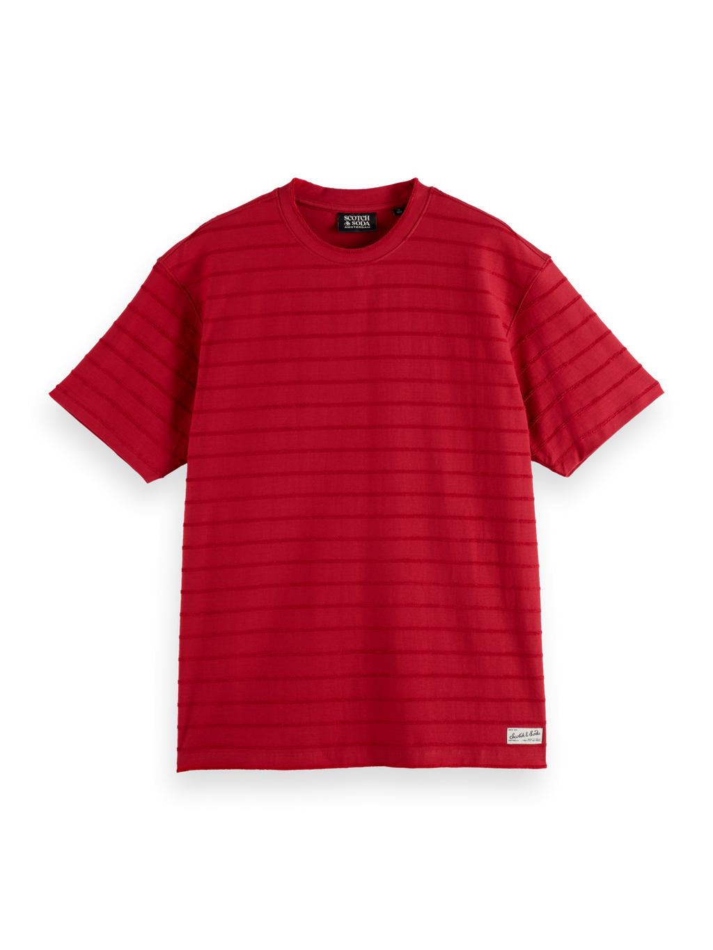 Relaxed-Fit Terrycloth Striped T-Shirt