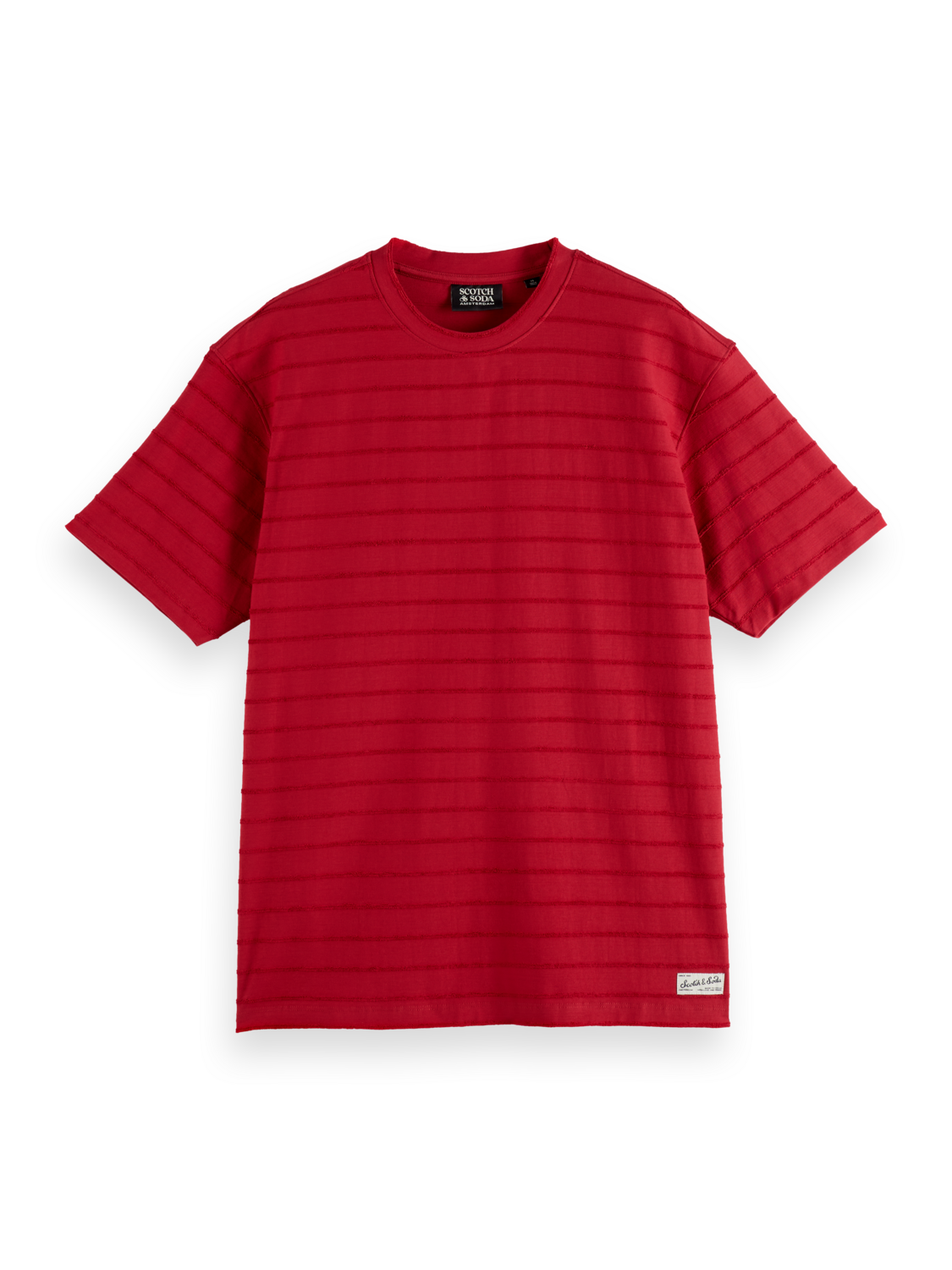 Relaxed-Fit Terrycloth Striped T-Shirt