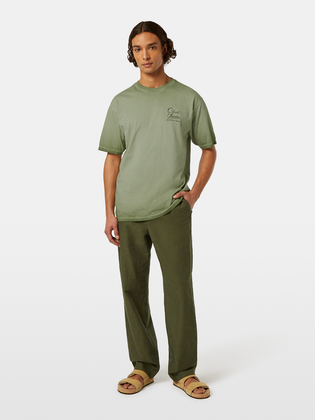 Relaxed-Fit Inside Out Cold Dye T-Shirt