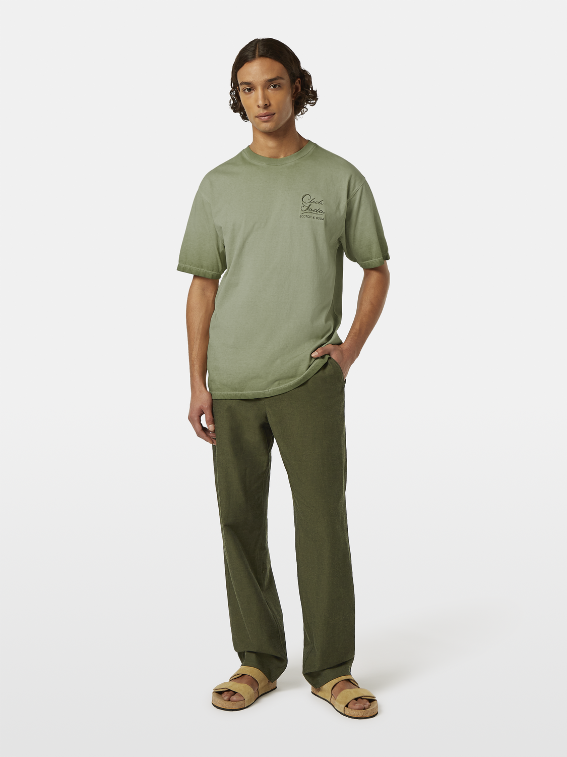 Relaxed-Fit Inside Out Cold Dye T-Shirt