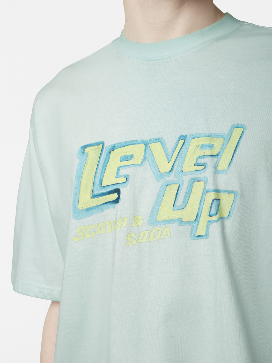 Loose-Fit Garment-Dyed Graphic T-Shirt