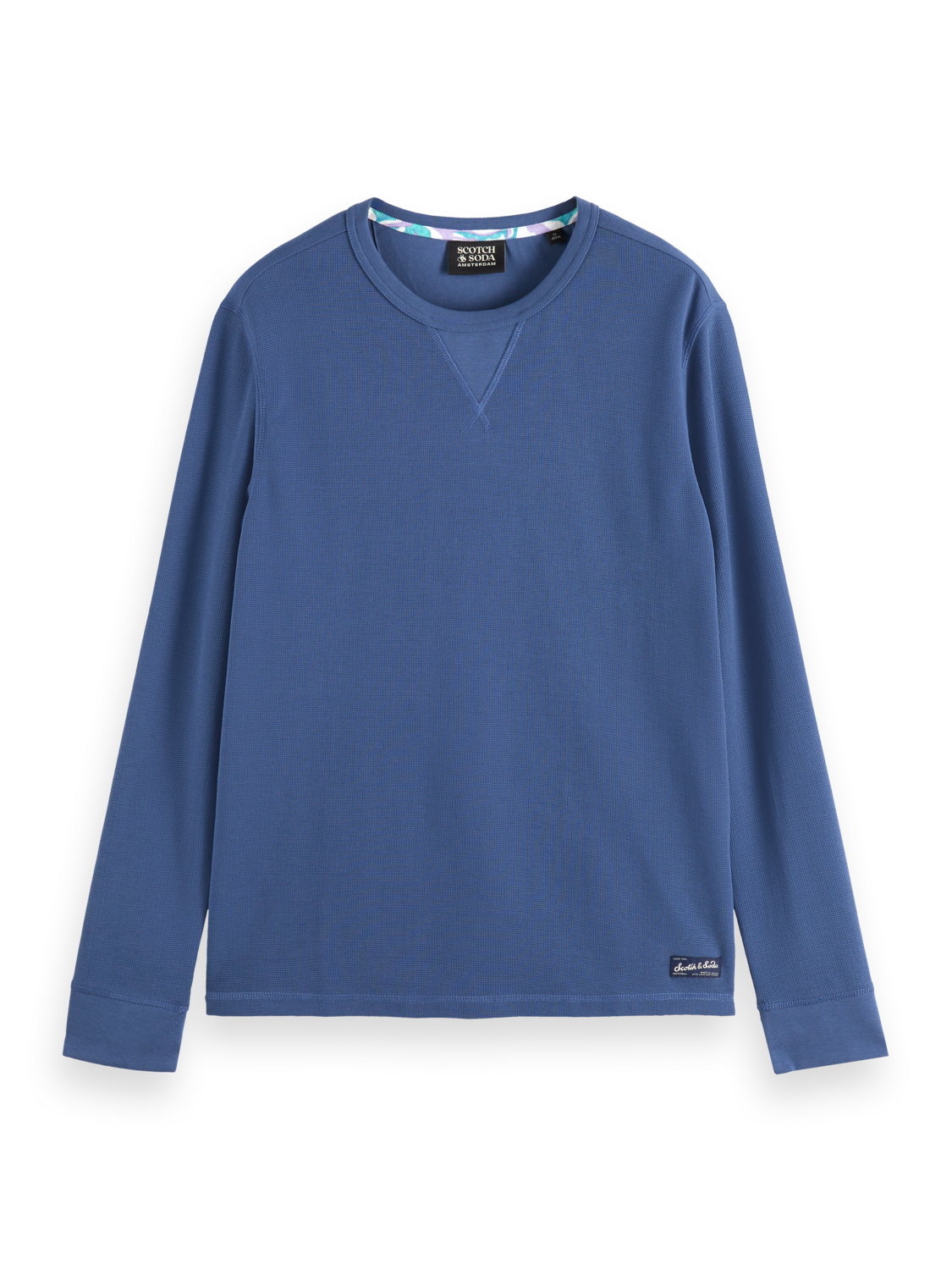 Regular-Fit Waffle Long-Sleeve T-Shirt