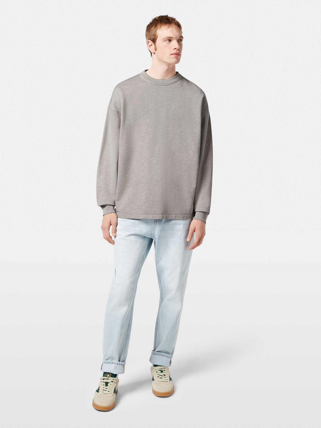 Loose-Fit Garment-Dye Sweatshirt