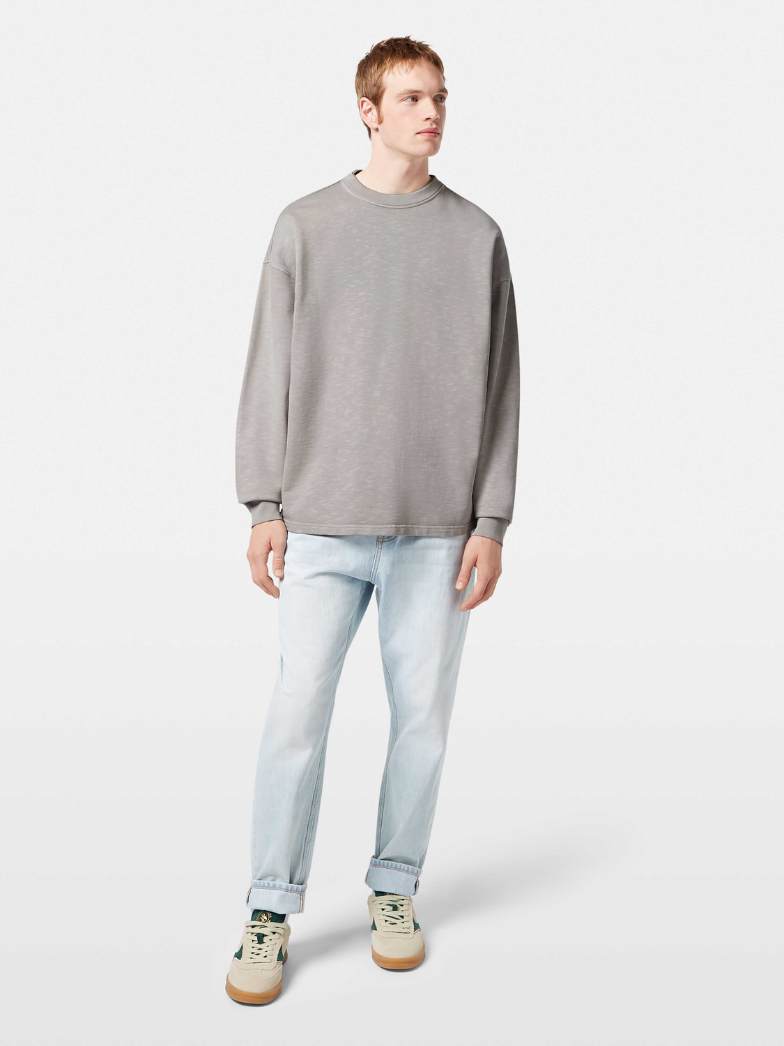 Loose-Fit Garment-Dye Sweatshirt