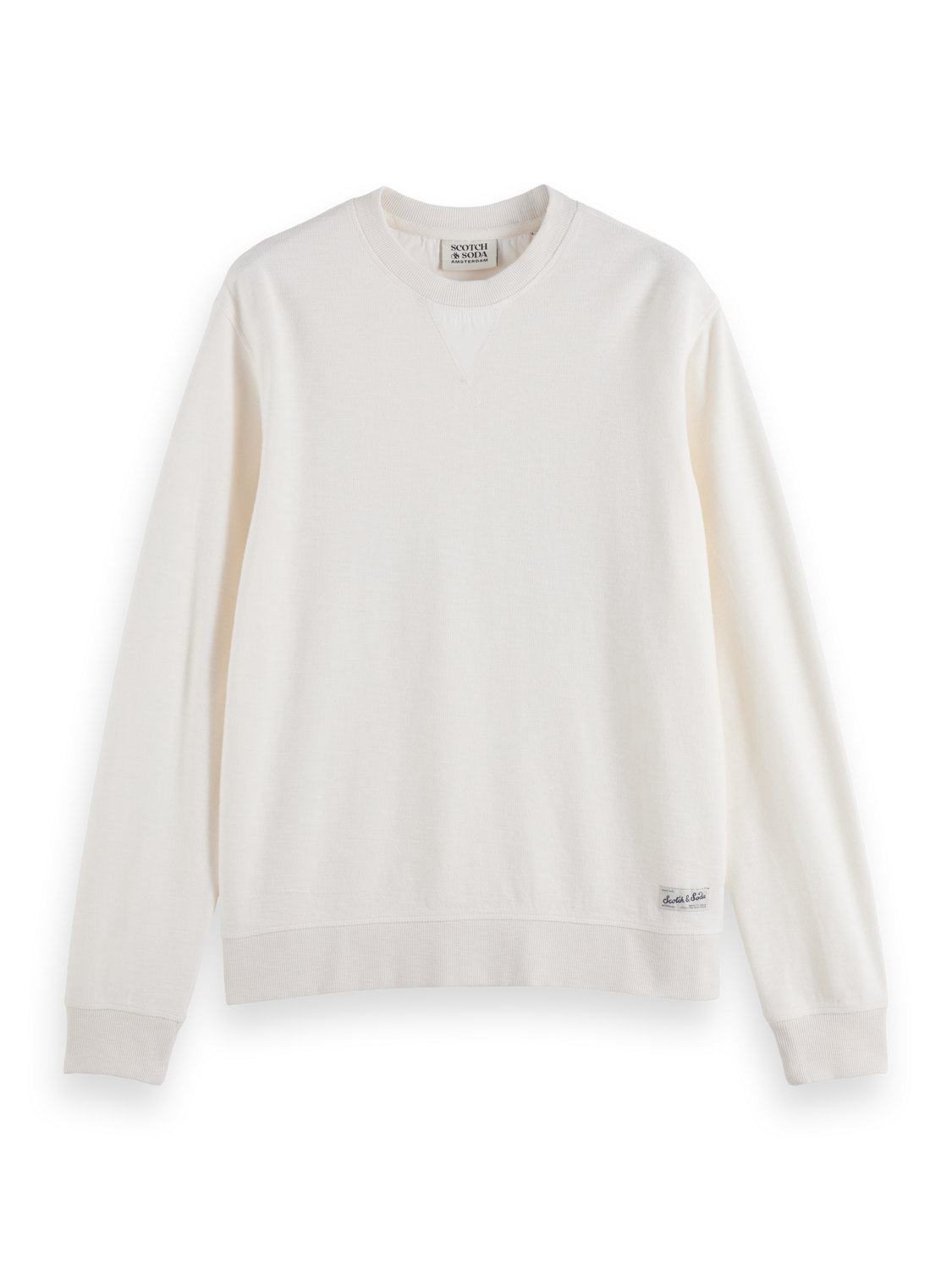 Regular-Fit Garment-Dyed Slub Sweatshirt