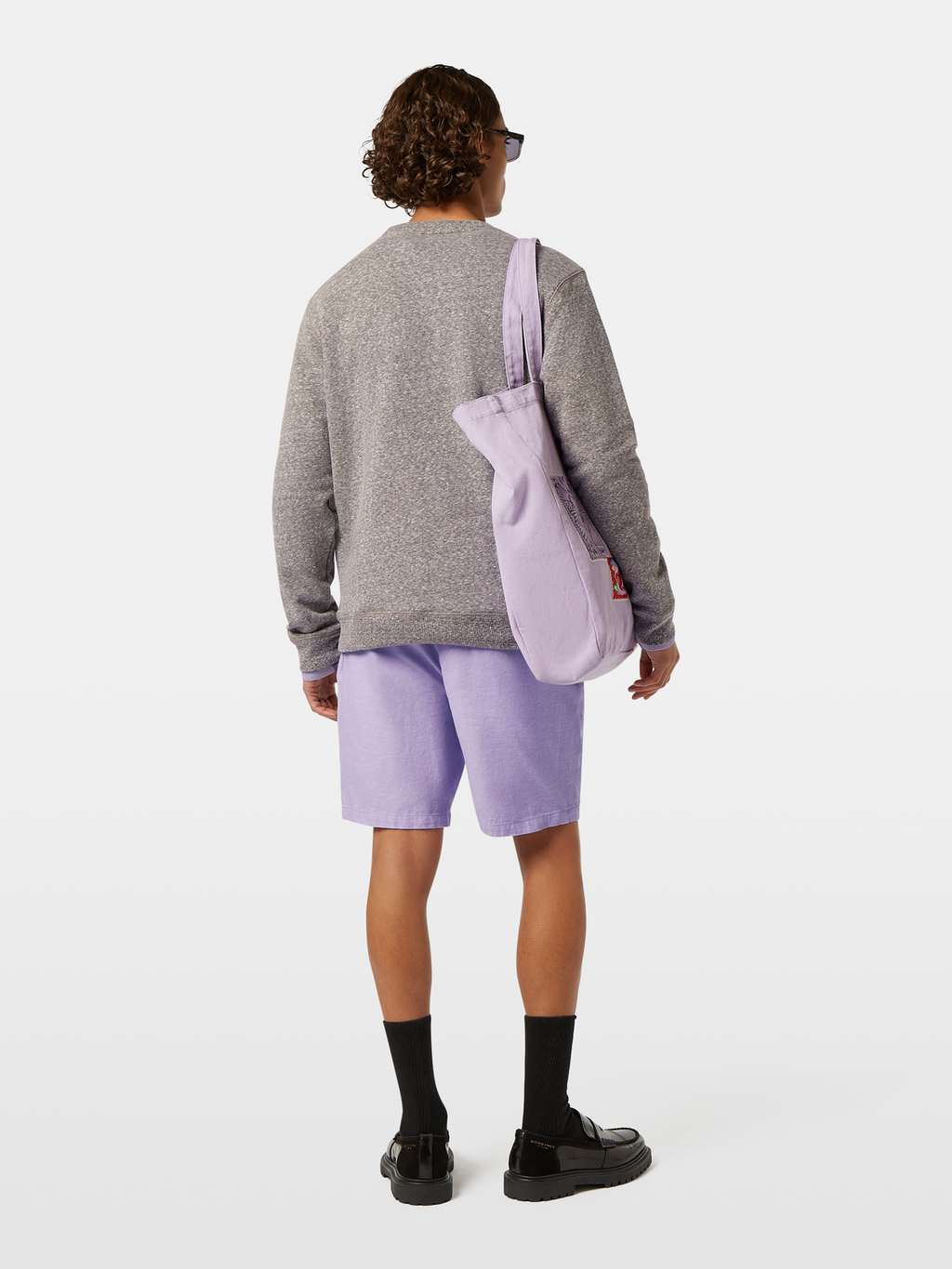 Regular-Fit Melange Sweatshirt