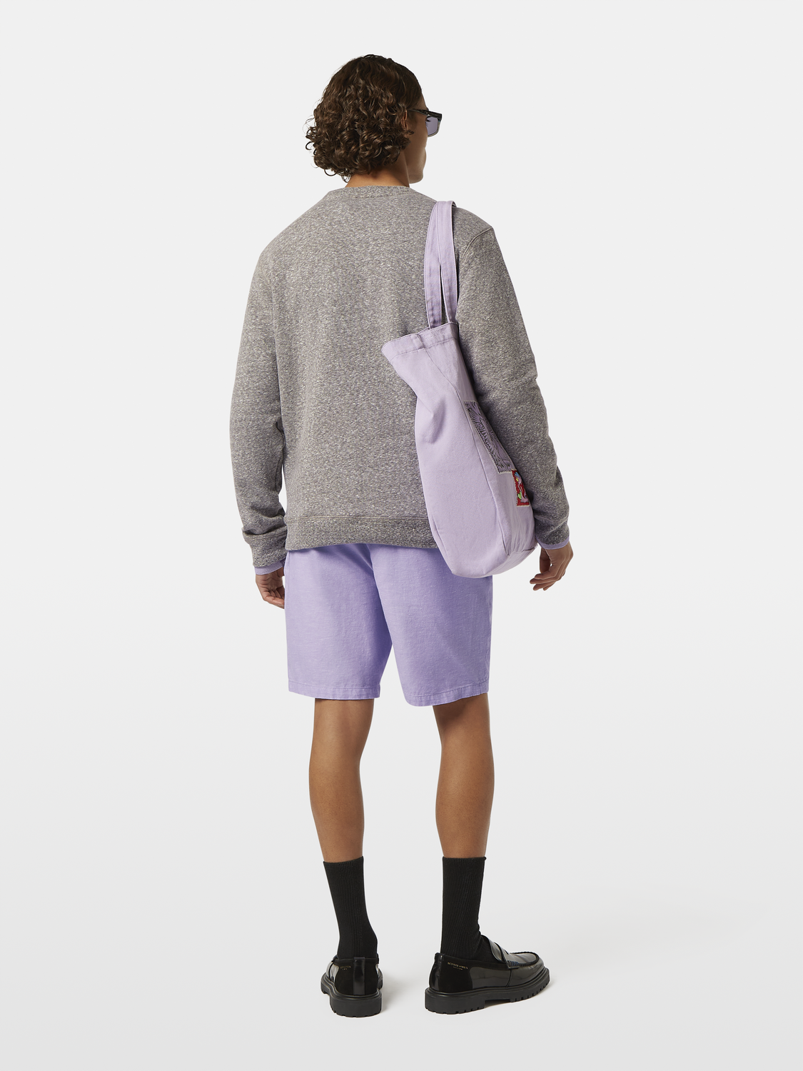 Regular-Fit Melange Sweatshirt