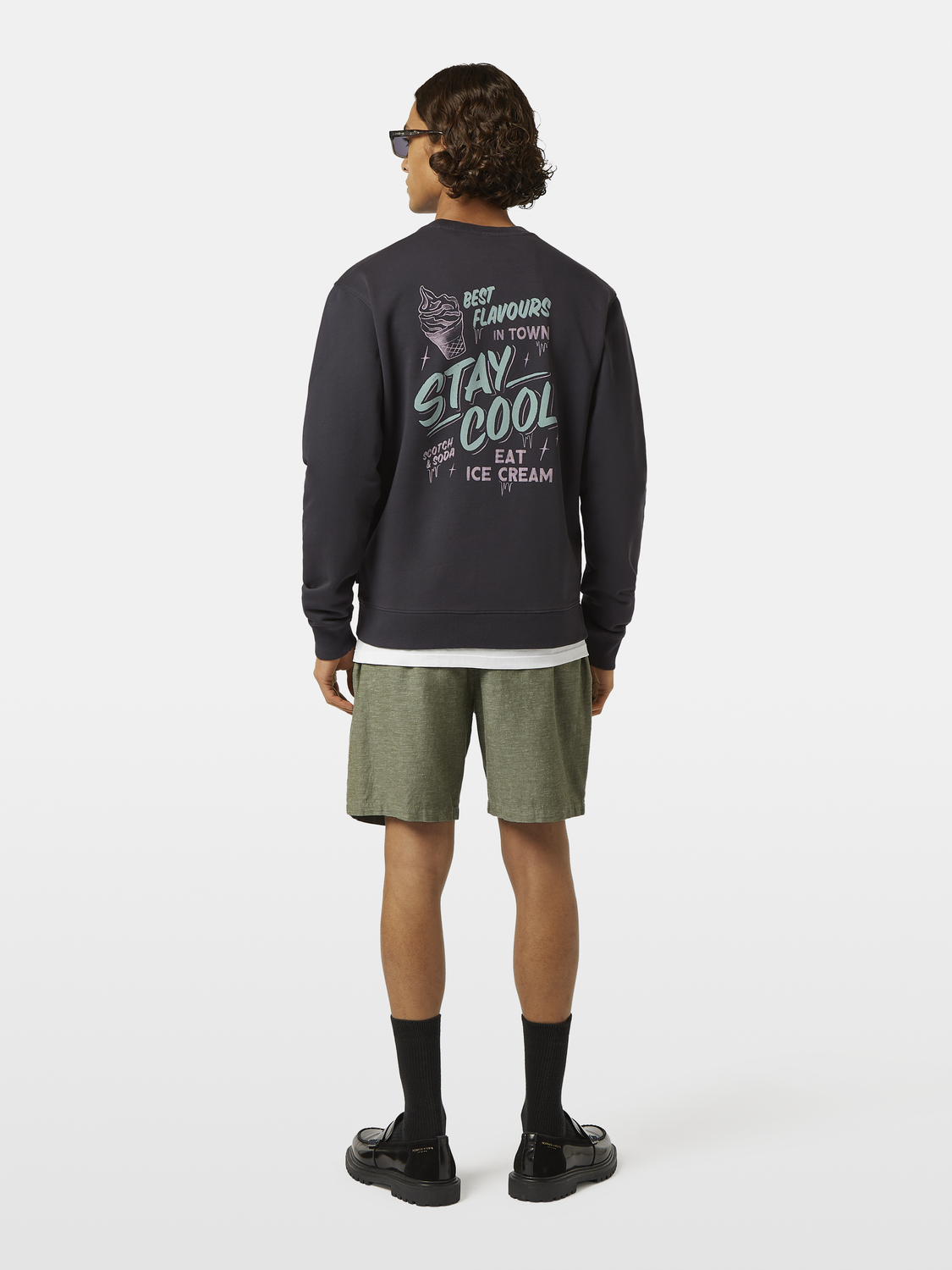 Regular Fit Printed Artwork Sweatshirt