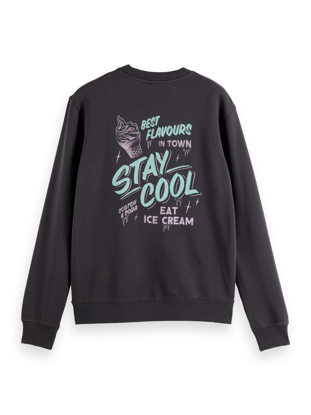 Regular Fit Printed Artwork Sweatshirt