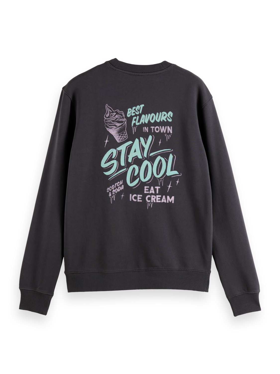 Regular Fit Printed Artwork Sweatshirt