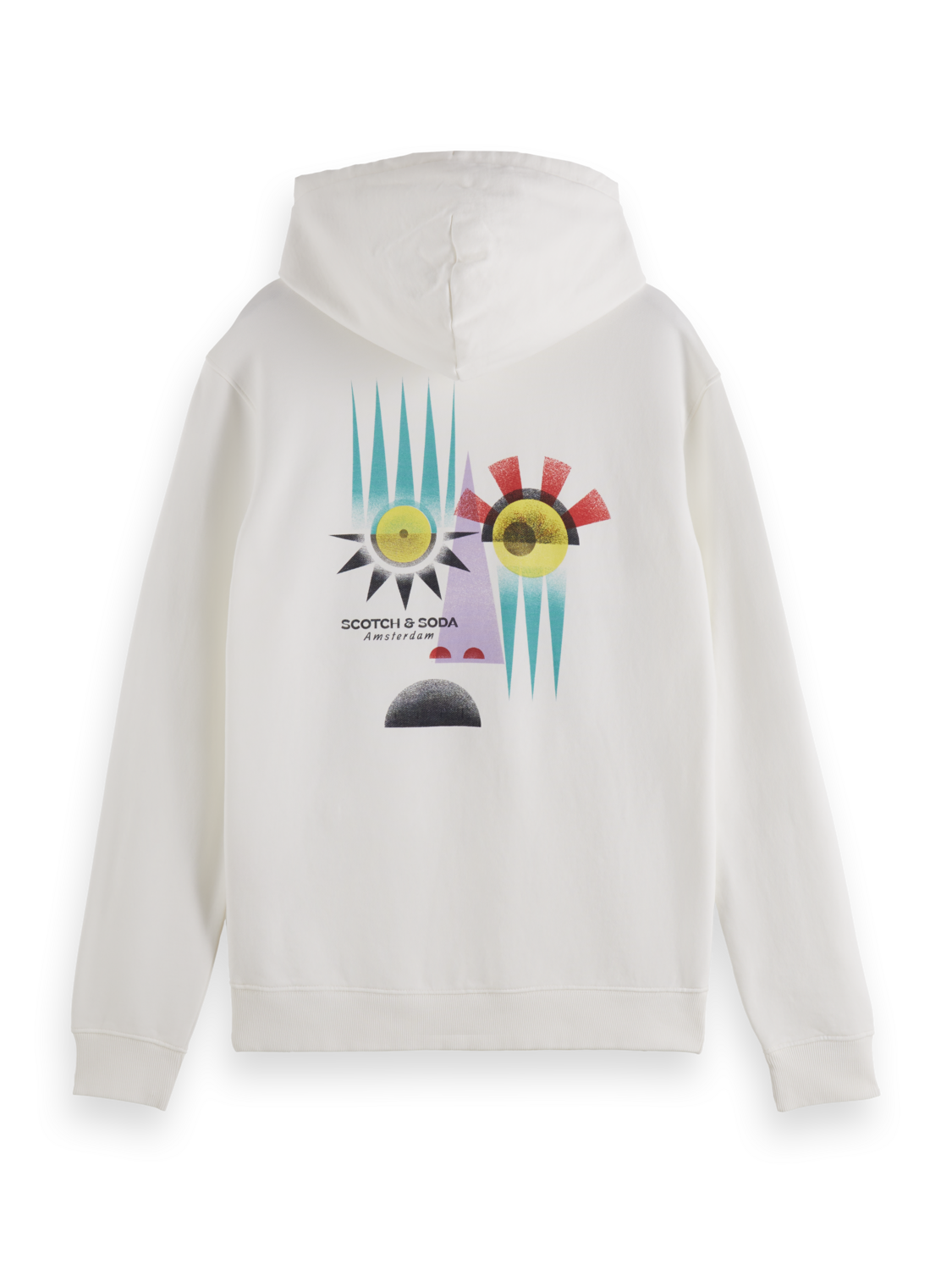 Regular-Fit Printed Artwork Hoodie – Scotch & Soda