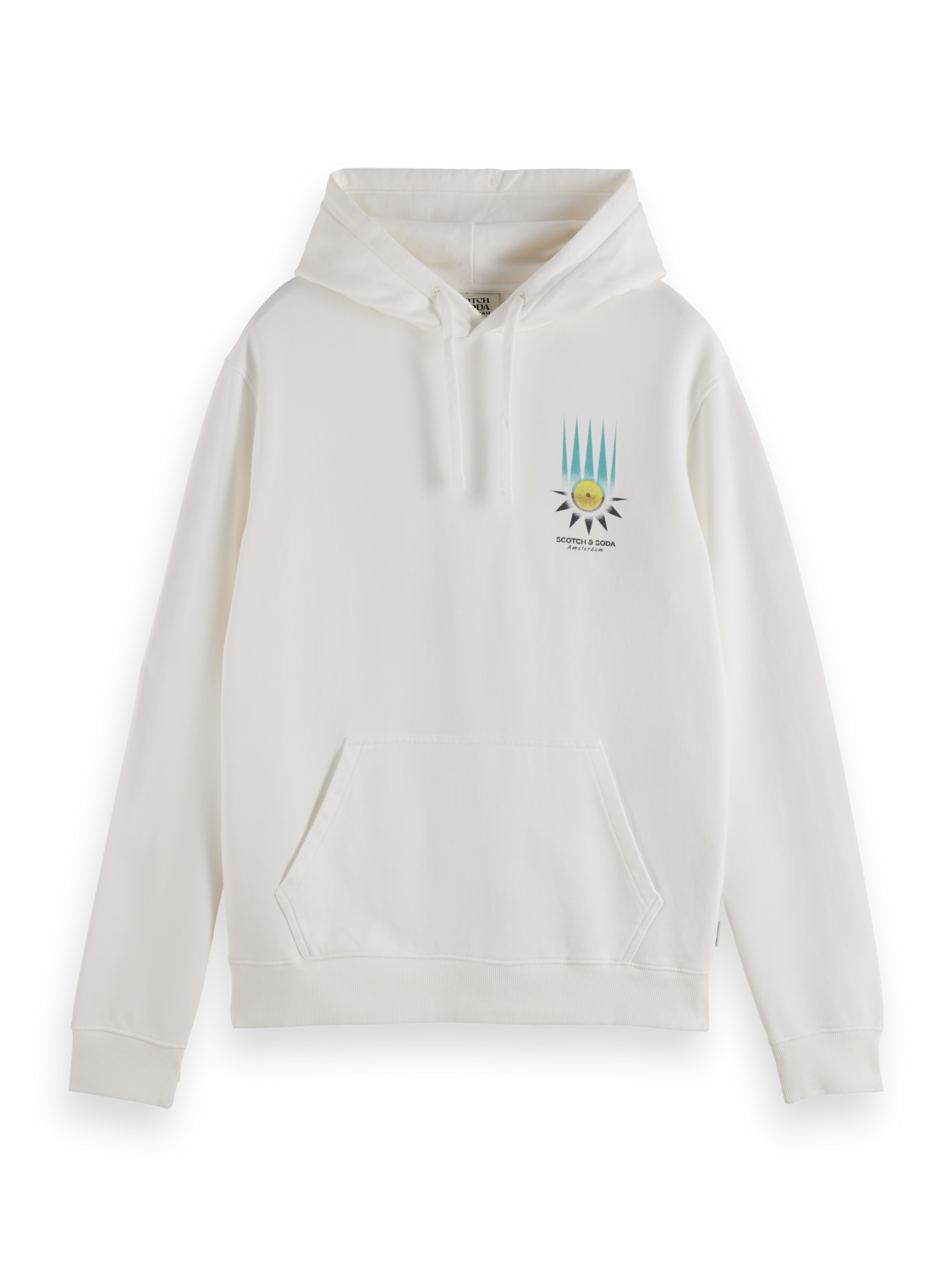 Regular-Fit Printed Artwork Hoodie – Scotch & Soda