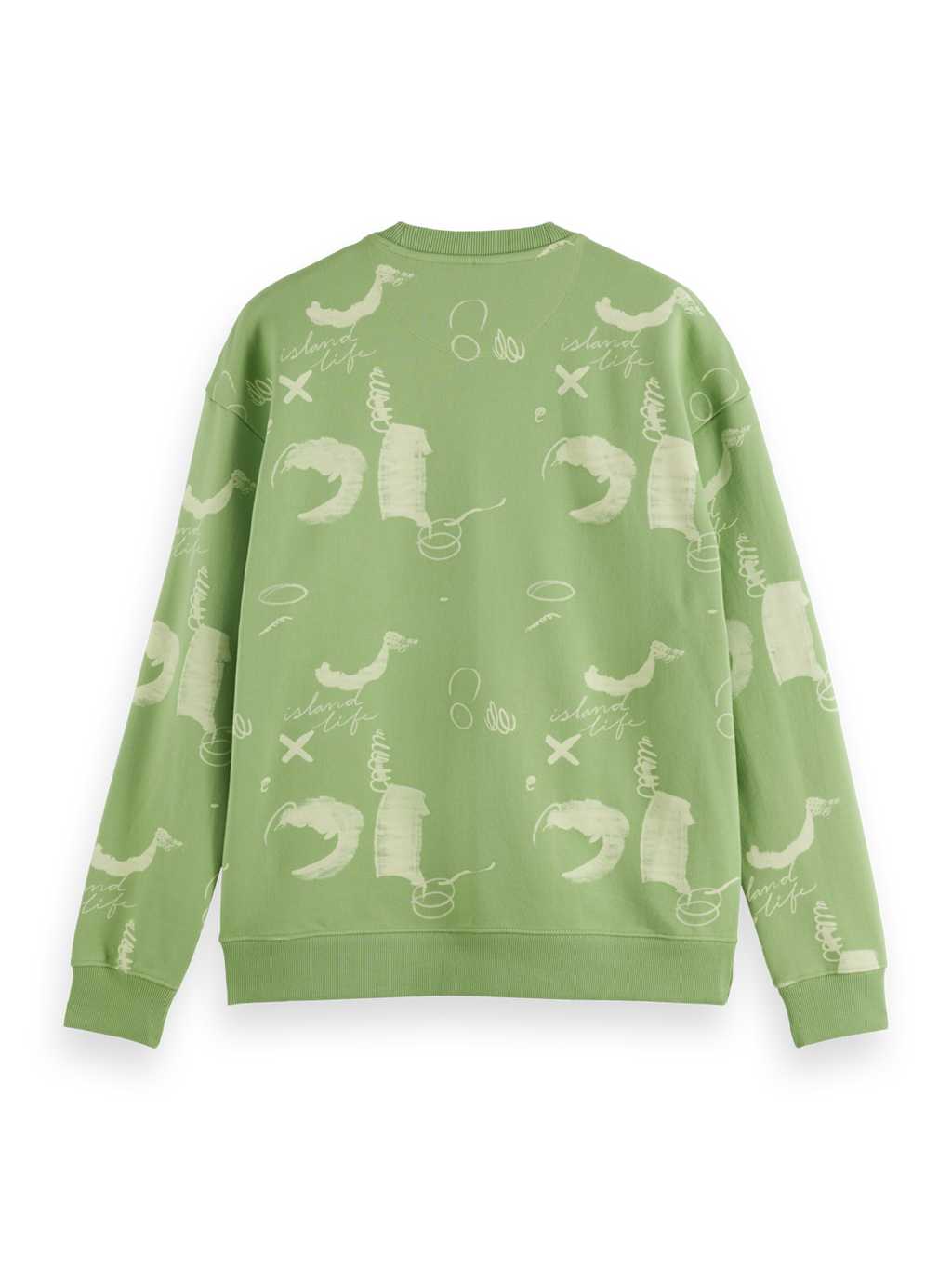 Relaxed-Fit Abstract Printed Sweatshirt