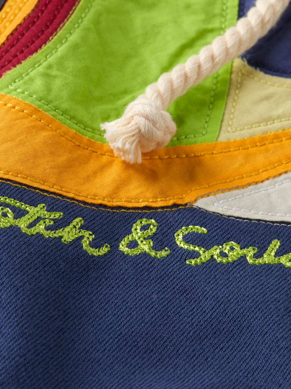 Loose-Fit Applique Artwork Hoodie