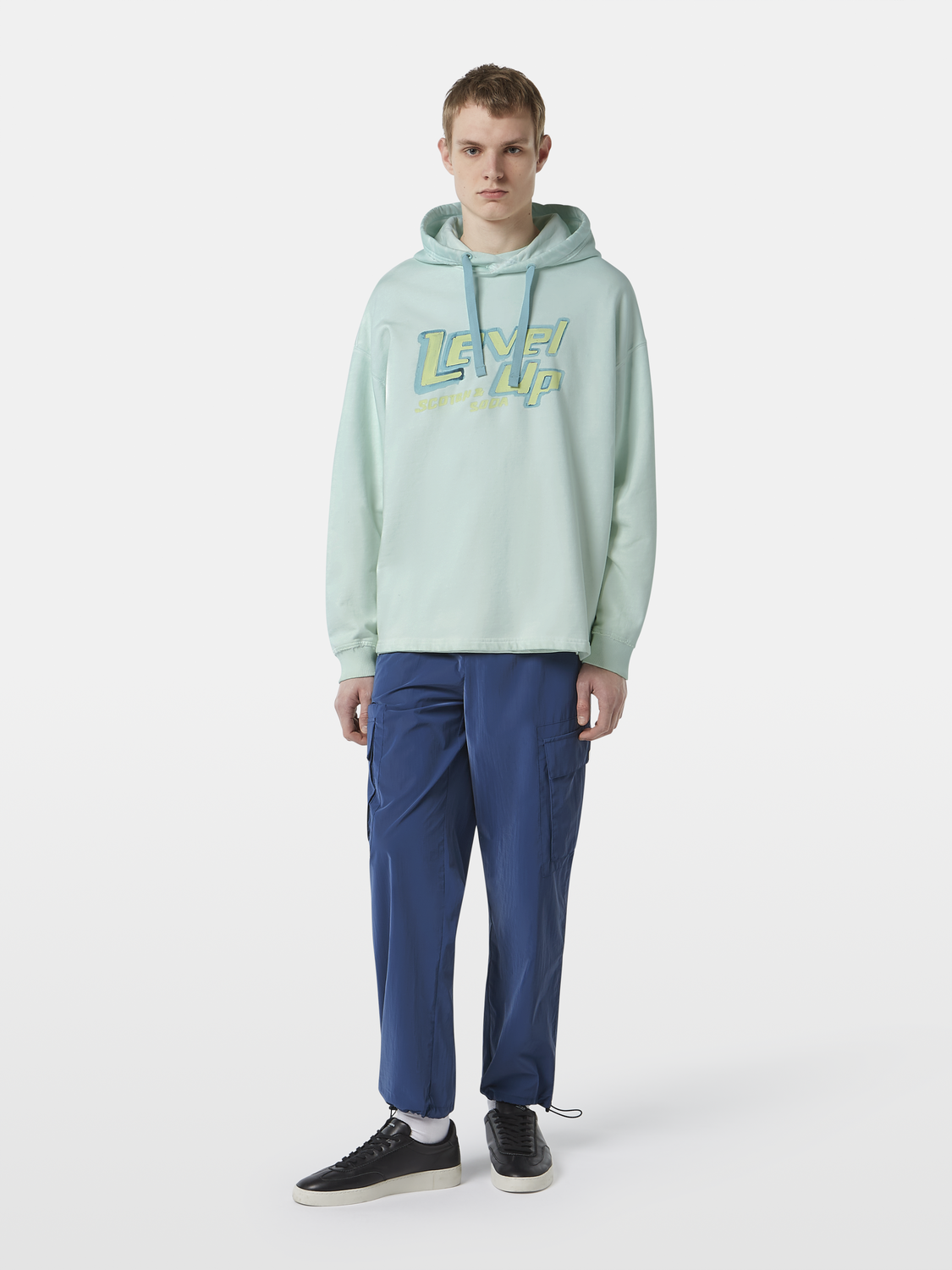 Loose Fit Garment-Dyed Hoodie