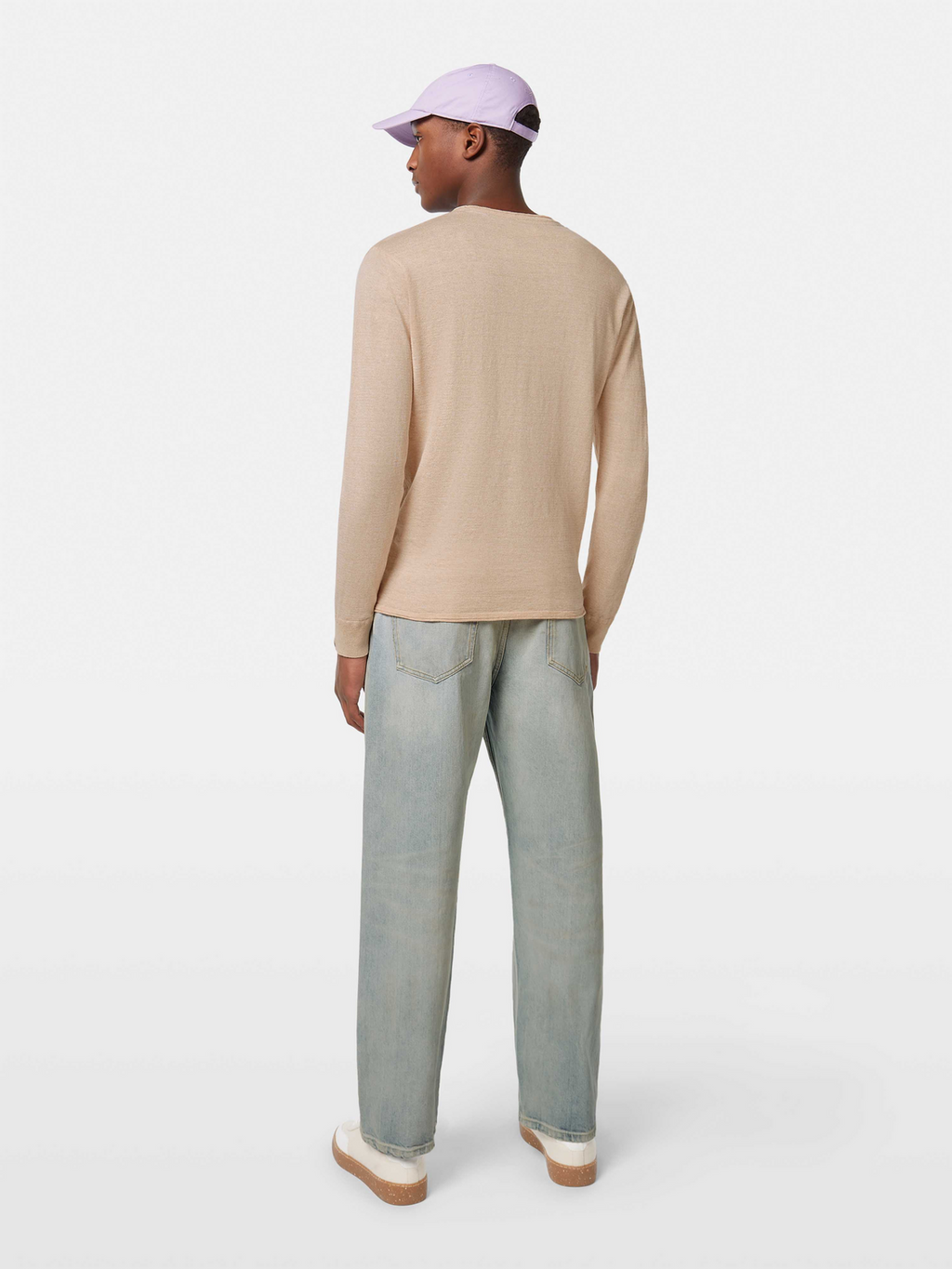 Linen-Blend Jumper
