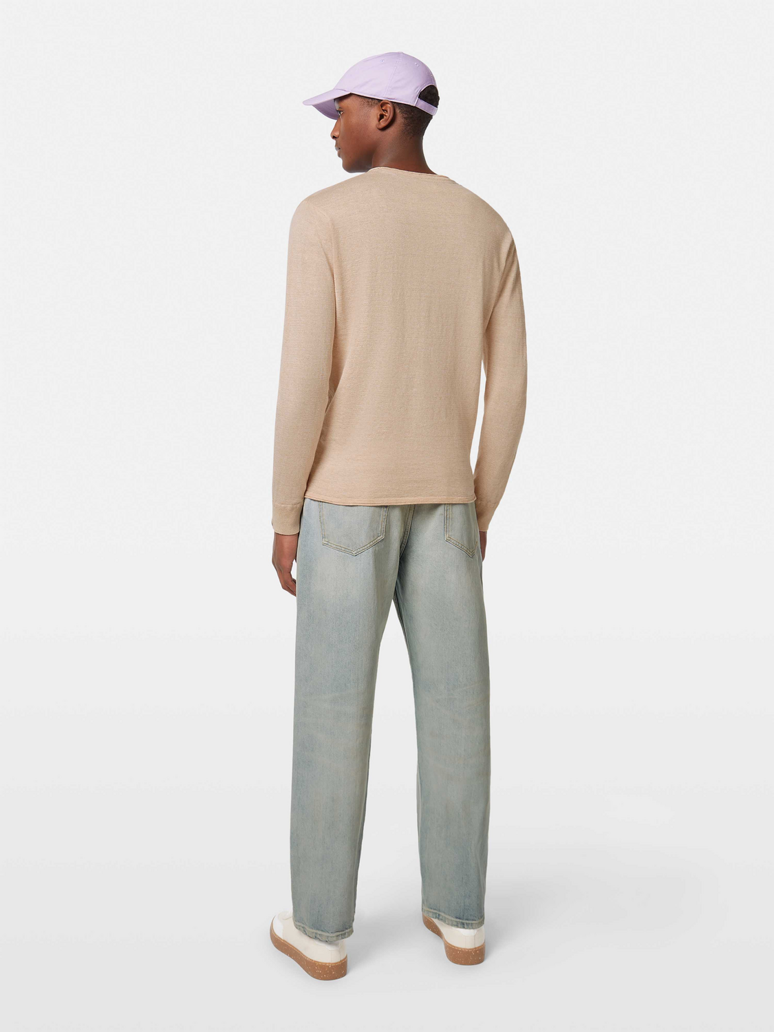 Linen-Blend Jumper