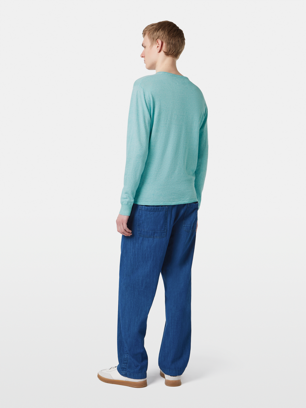Linen-Blend Jumper