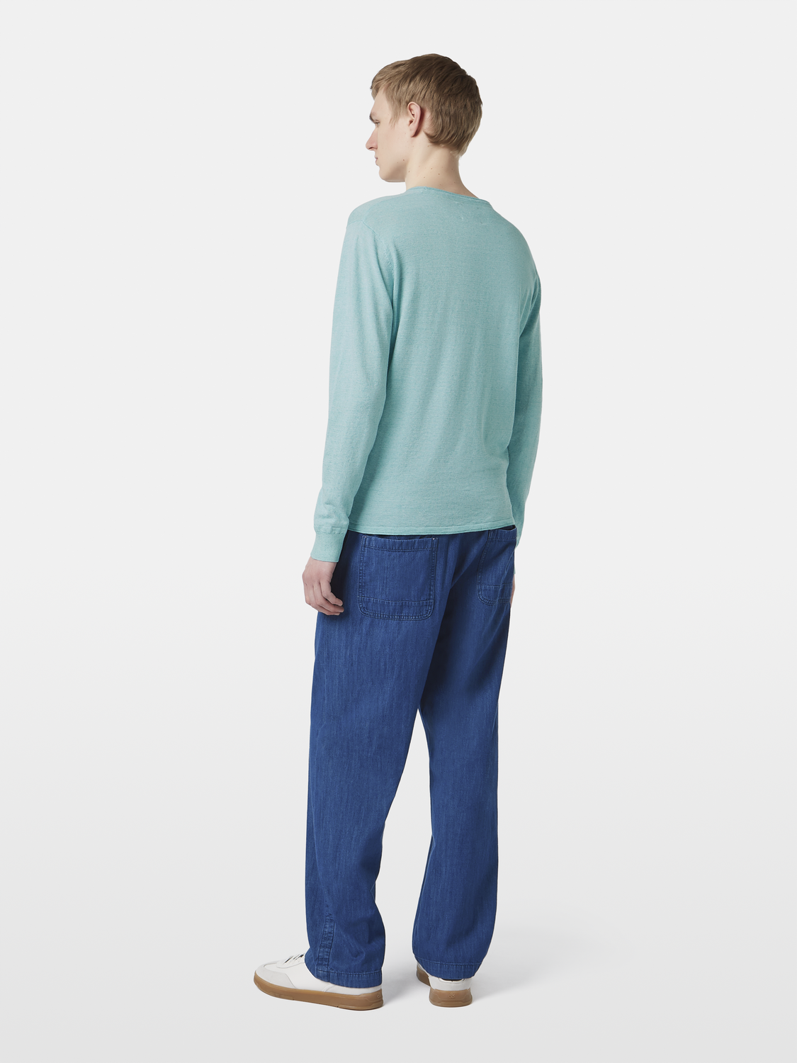 Linen-Blend Jumper
