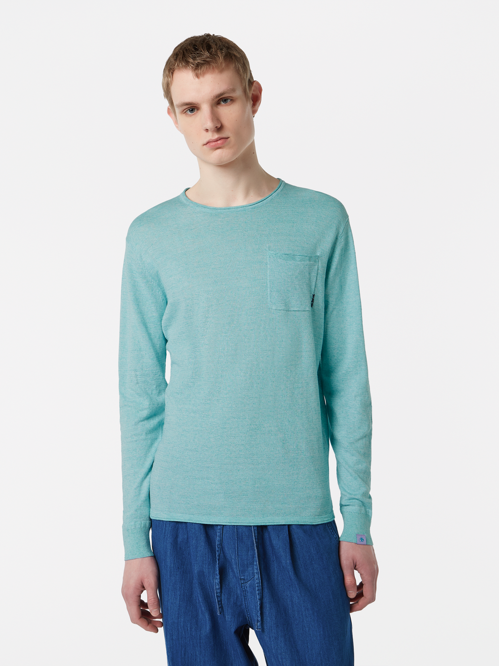 Linen-Blend Jumper