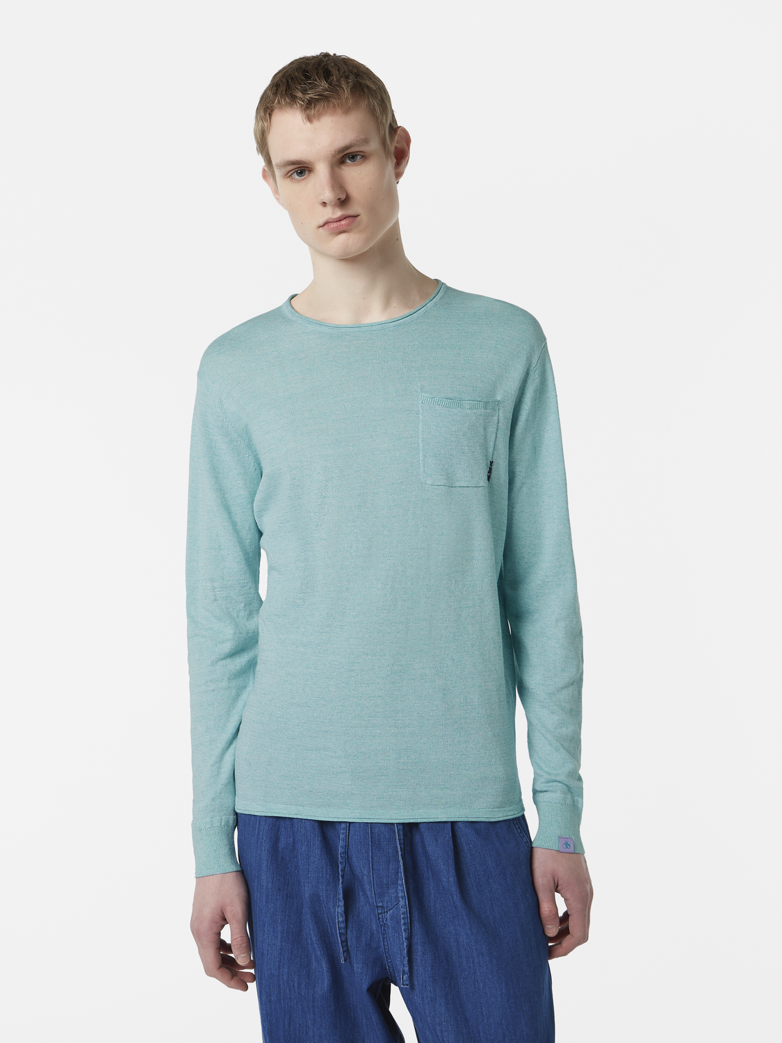 Linen-Blend Jumper