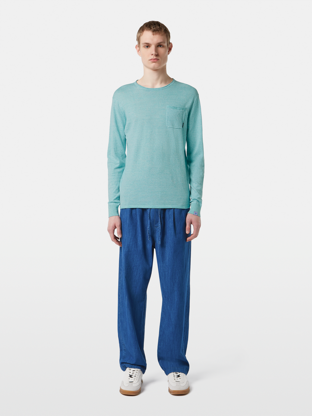 Linen-Blend Jumper