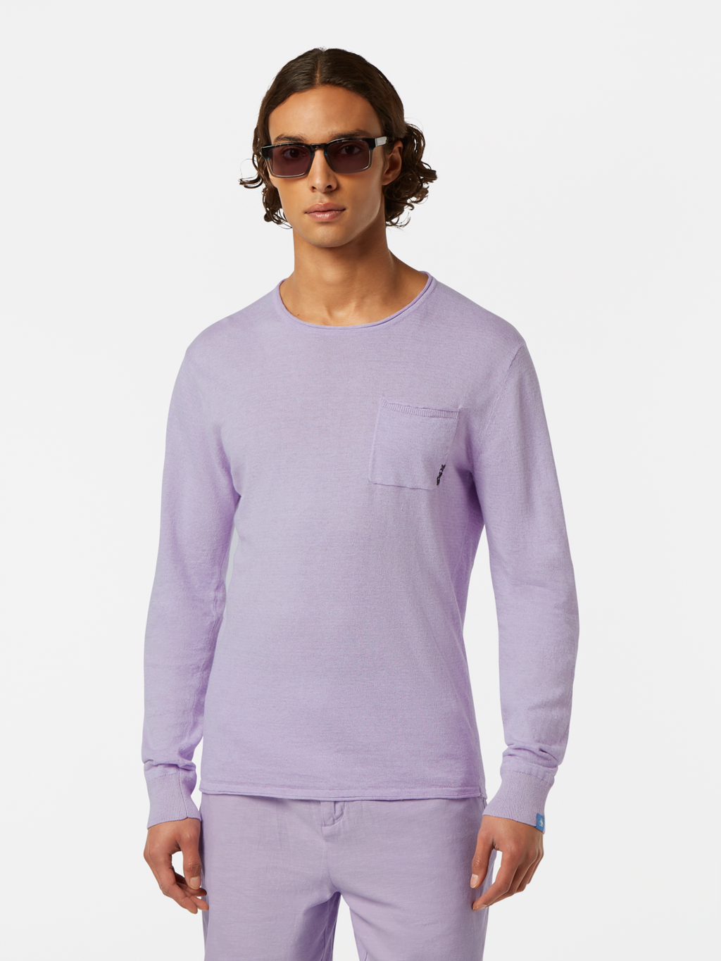 Linen-Blend Jumper