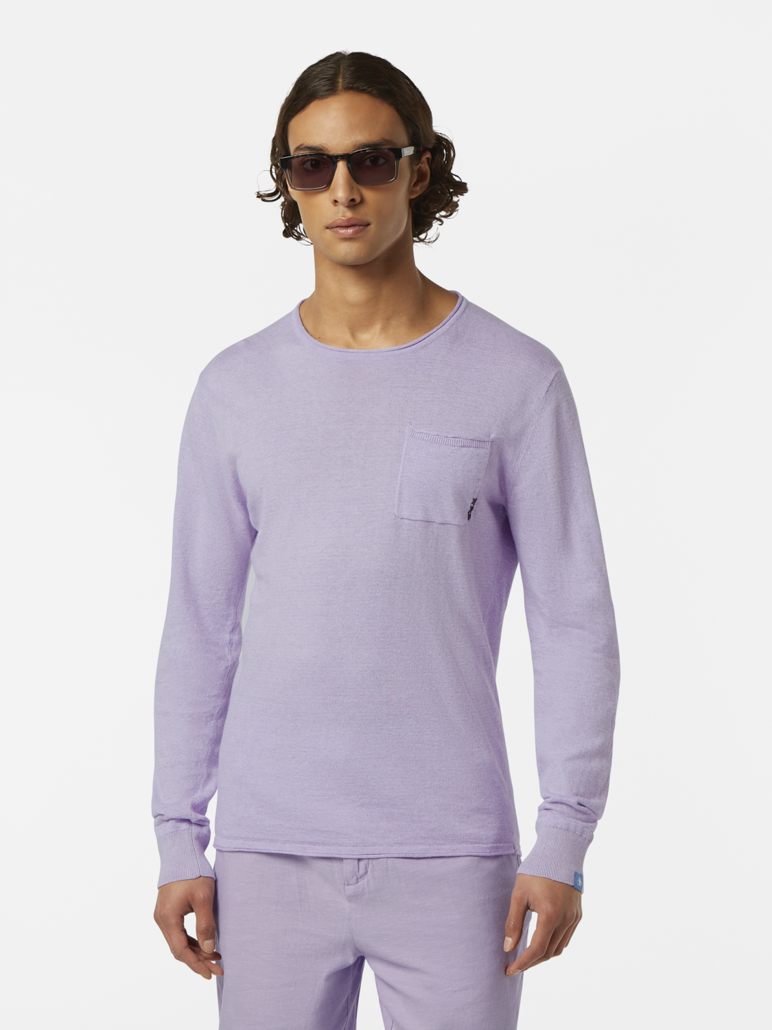 Linen-Blend Jumper