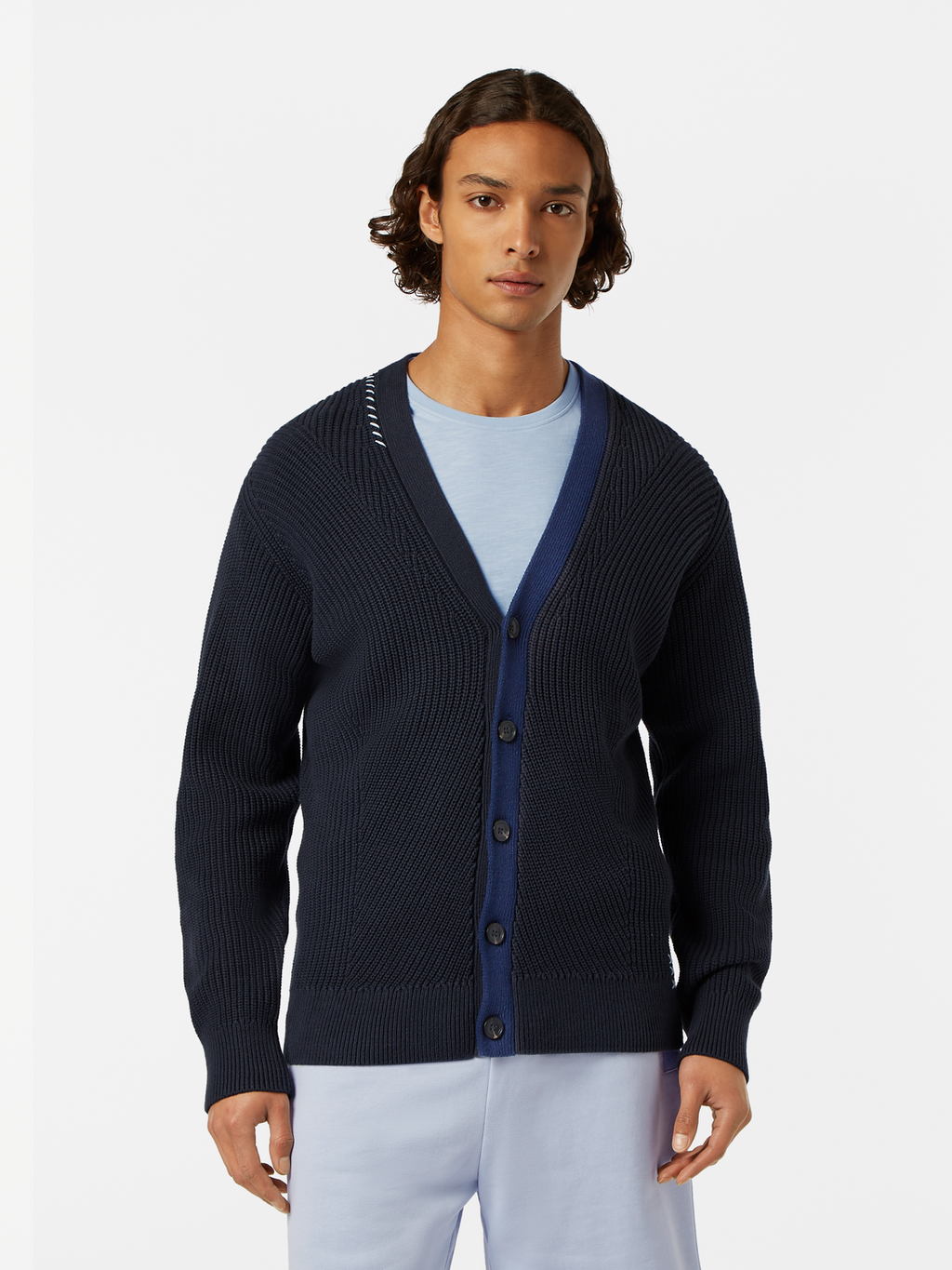 Structured Drop Shoulder Cardigan