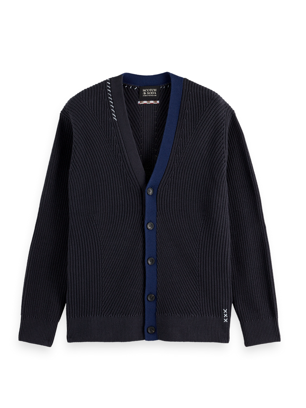 Structured Drop Shoulder Cardigan