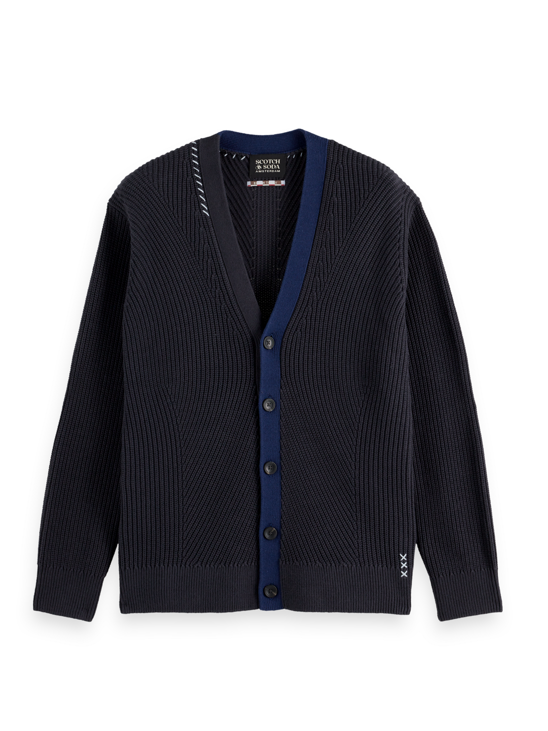 Structured Drop Shoulder Cardigan