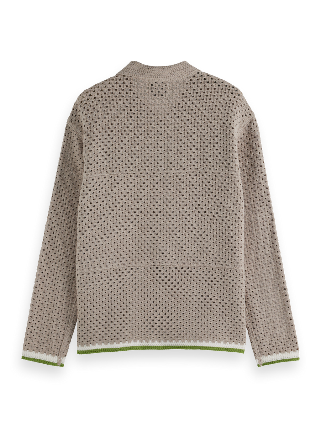 Crochet Long-Sleeve Shirt