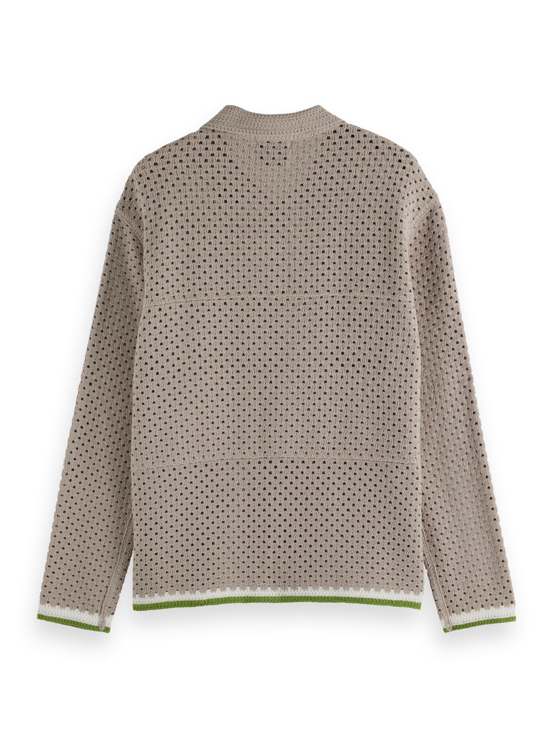 Crochet Long-Sleeve Shirt