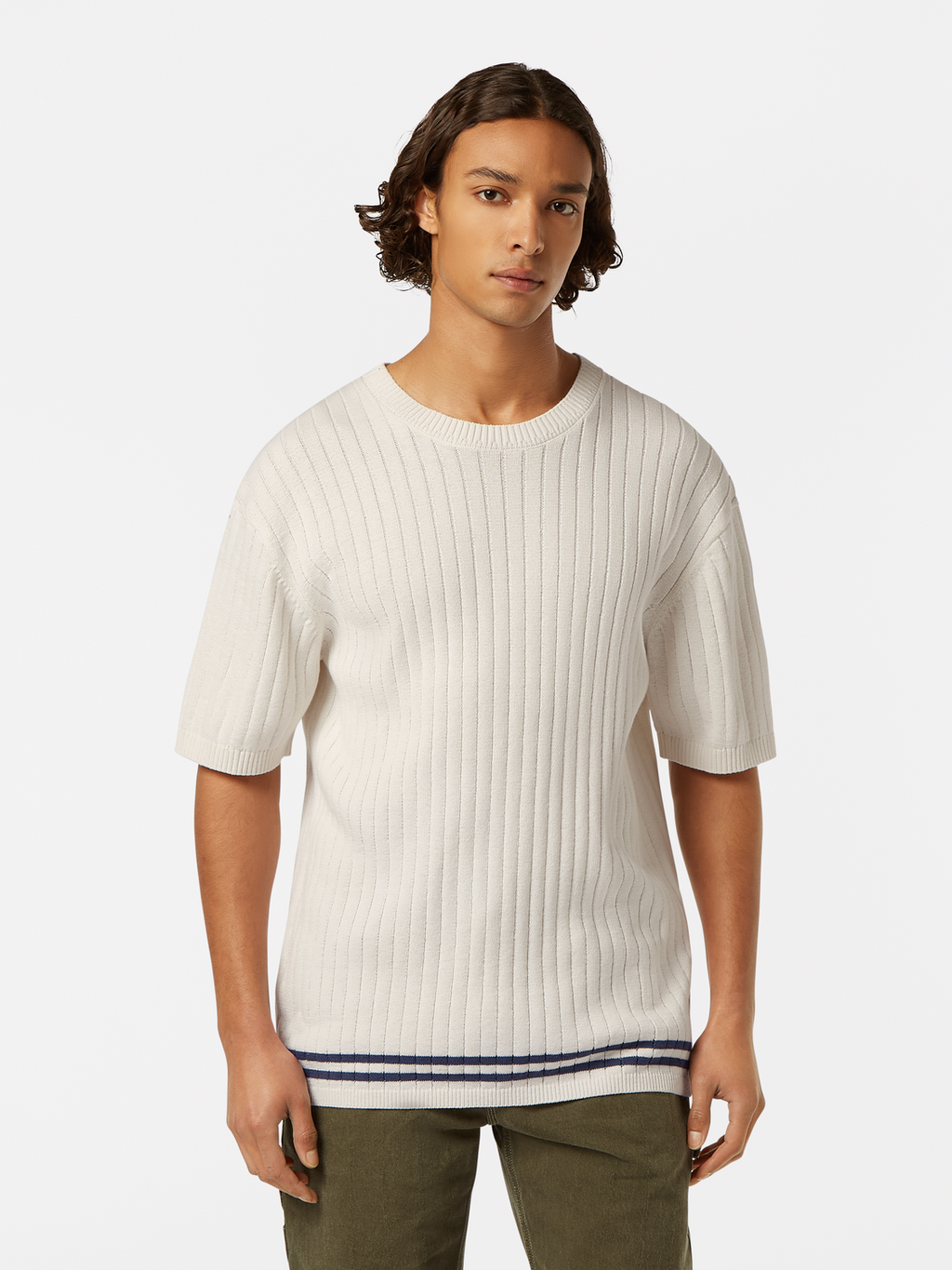 Structured Knit T-Shirt