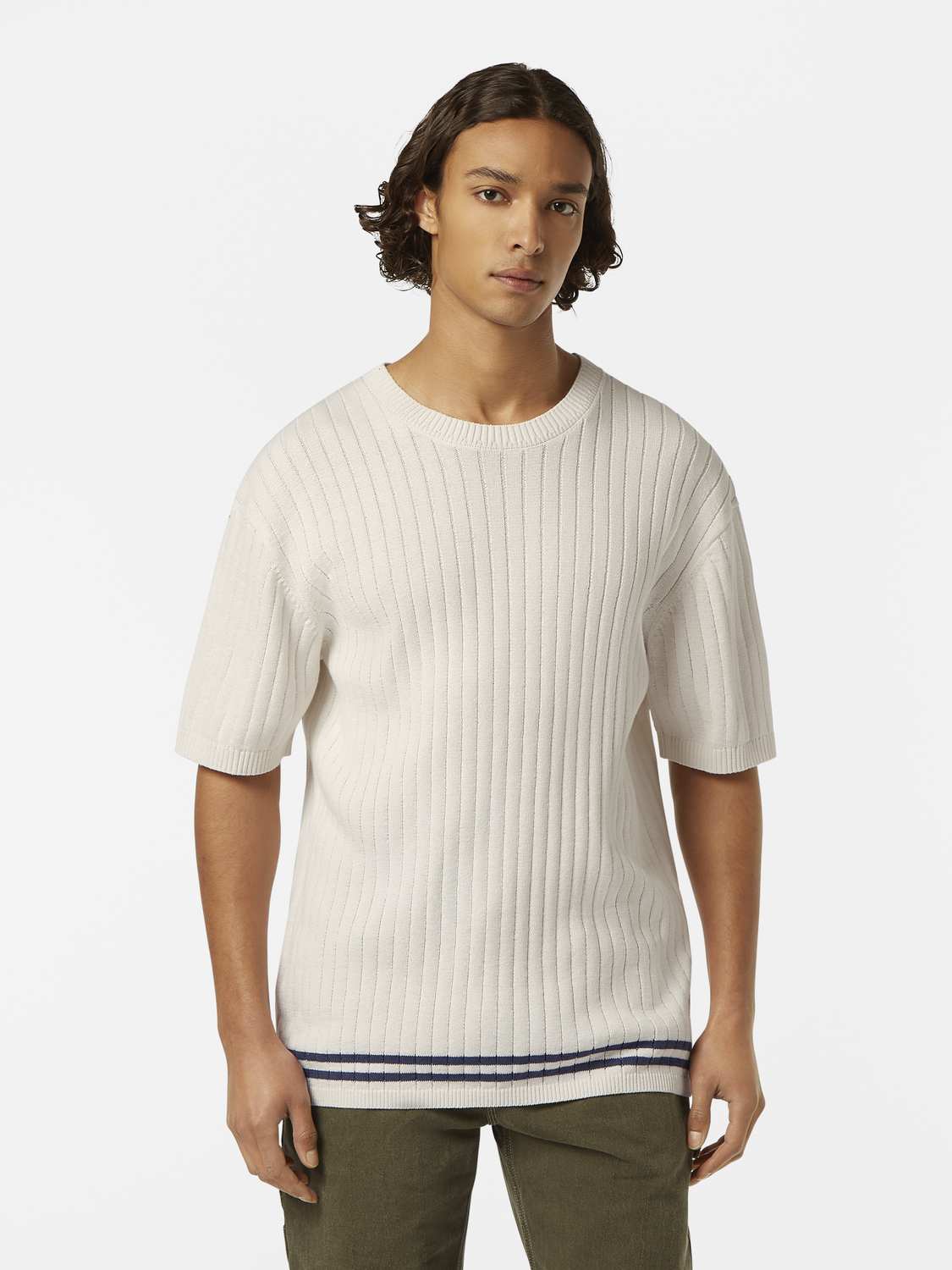 Structured Knit T-Shirt