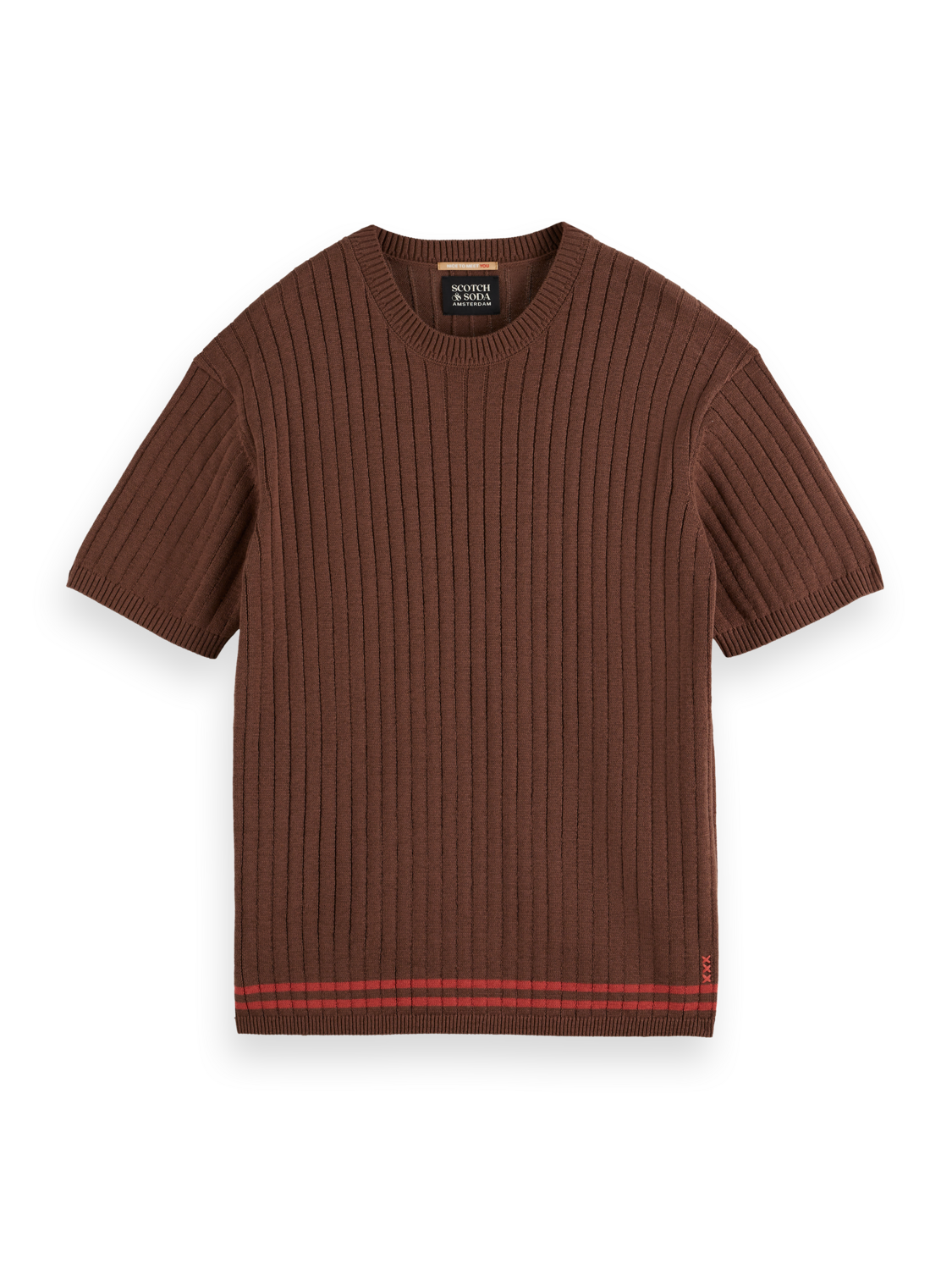 Structured Knit T-Shirt