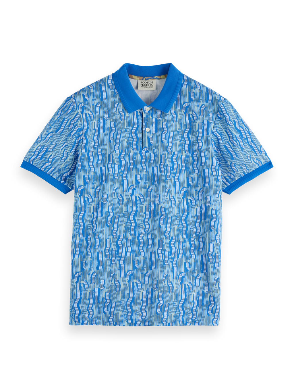 Micro Printed Regular-Fit Polo