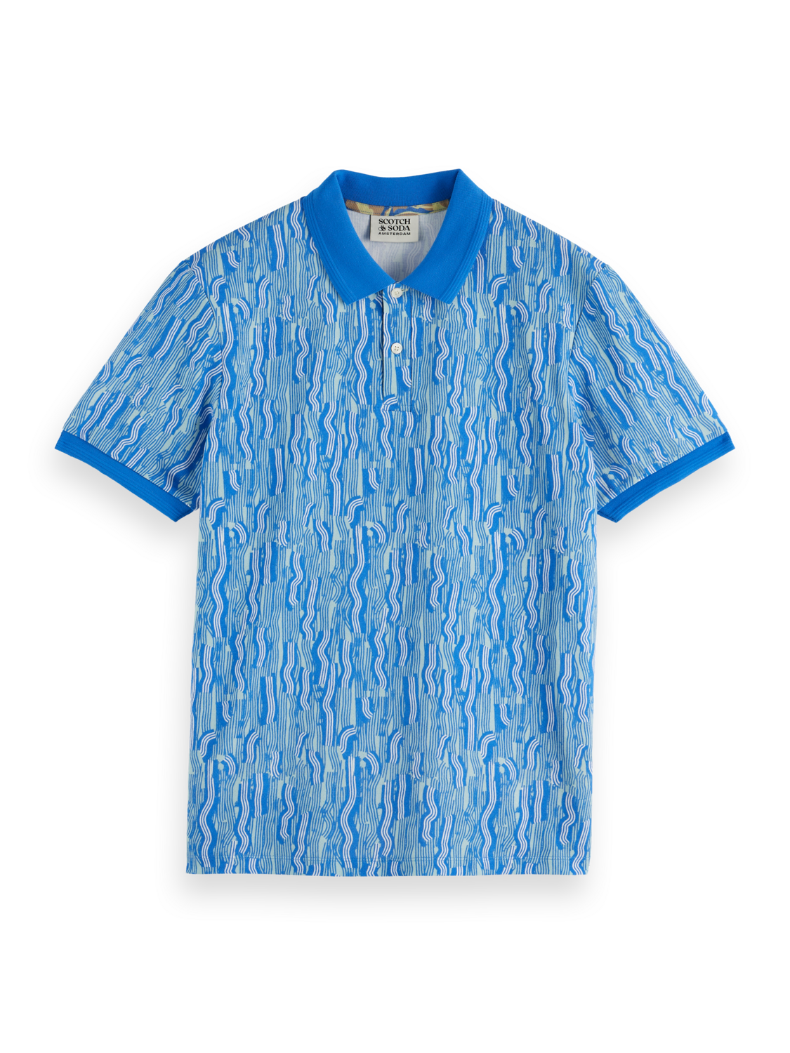 Micro Printed Regular-Fit Polo