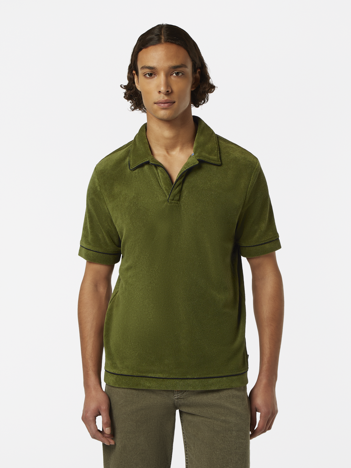 Terrycloth Relaxed-Fit Polo